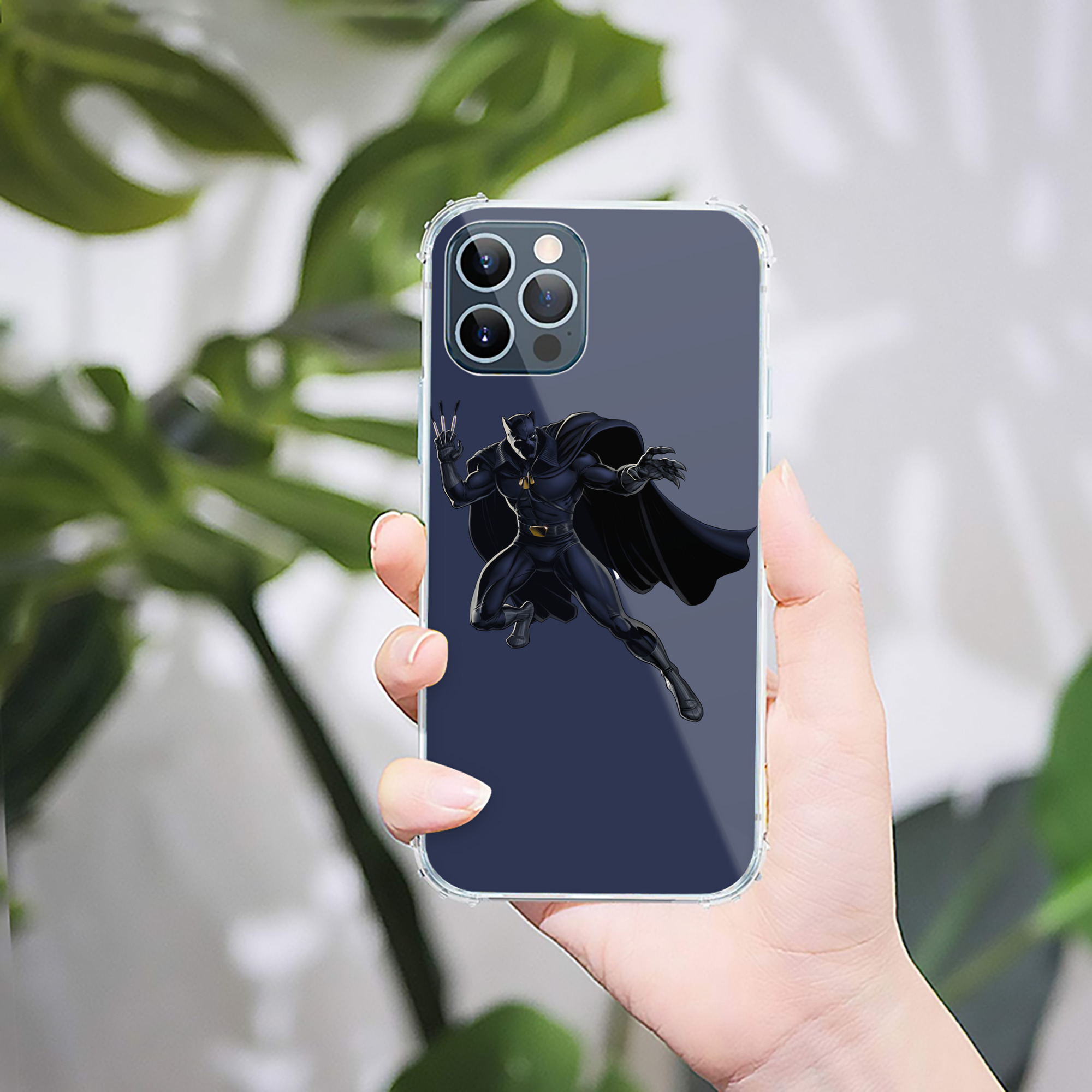 （画像用） アベンジャーズ The Avengers 【iPhone 12シリーズ対応】透明スマホケース（クリアソフトケース）